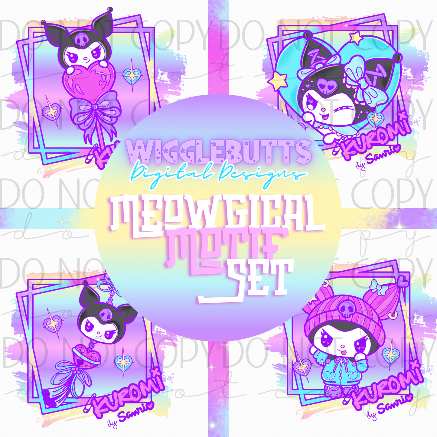 Kitty Friends Sweetness Meowgical Motif Set