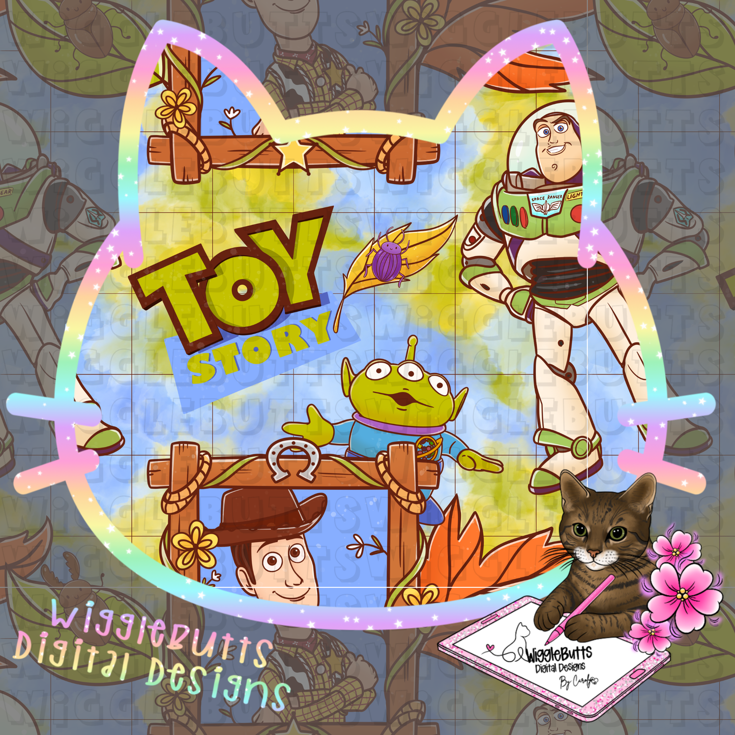 Toy Bugs Seamless File Design