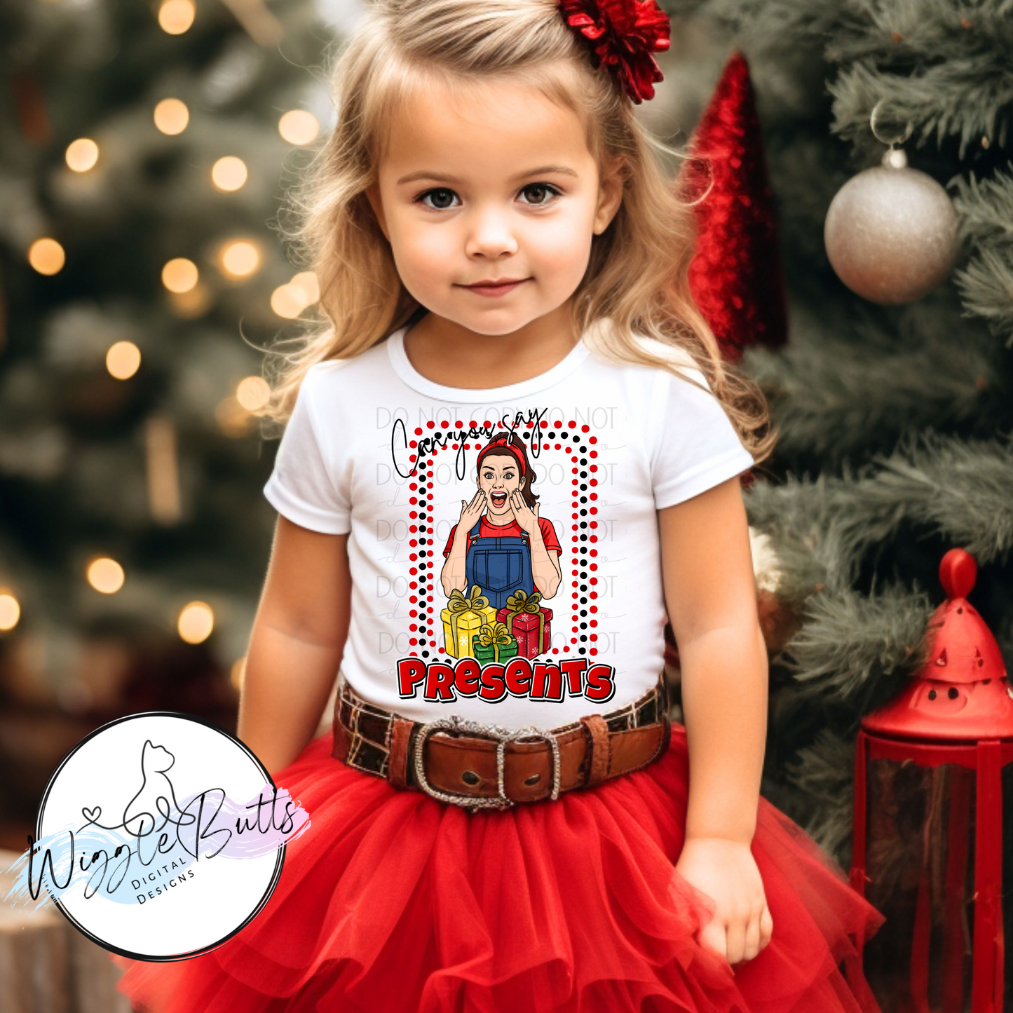 Can you say presents PNG Design