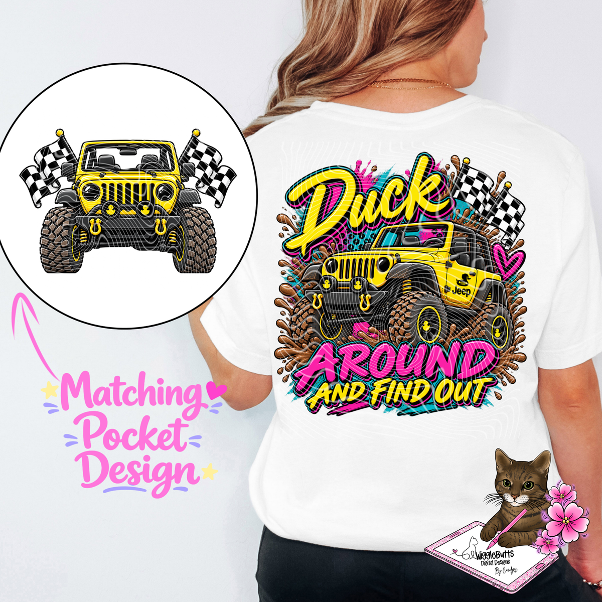 Off Road Duck Around And Find Out PNG Design and Matching PNG Pocket Design