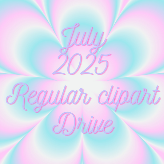 July 2025 Monthly Regular ClipArt Drive