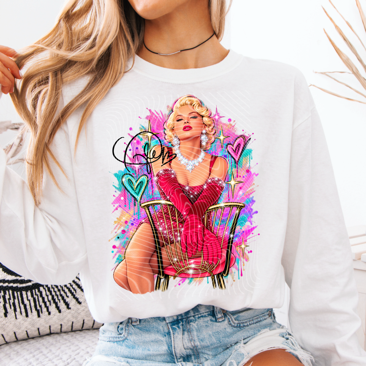Pop Singer Country Singer Show Girl PNG Design