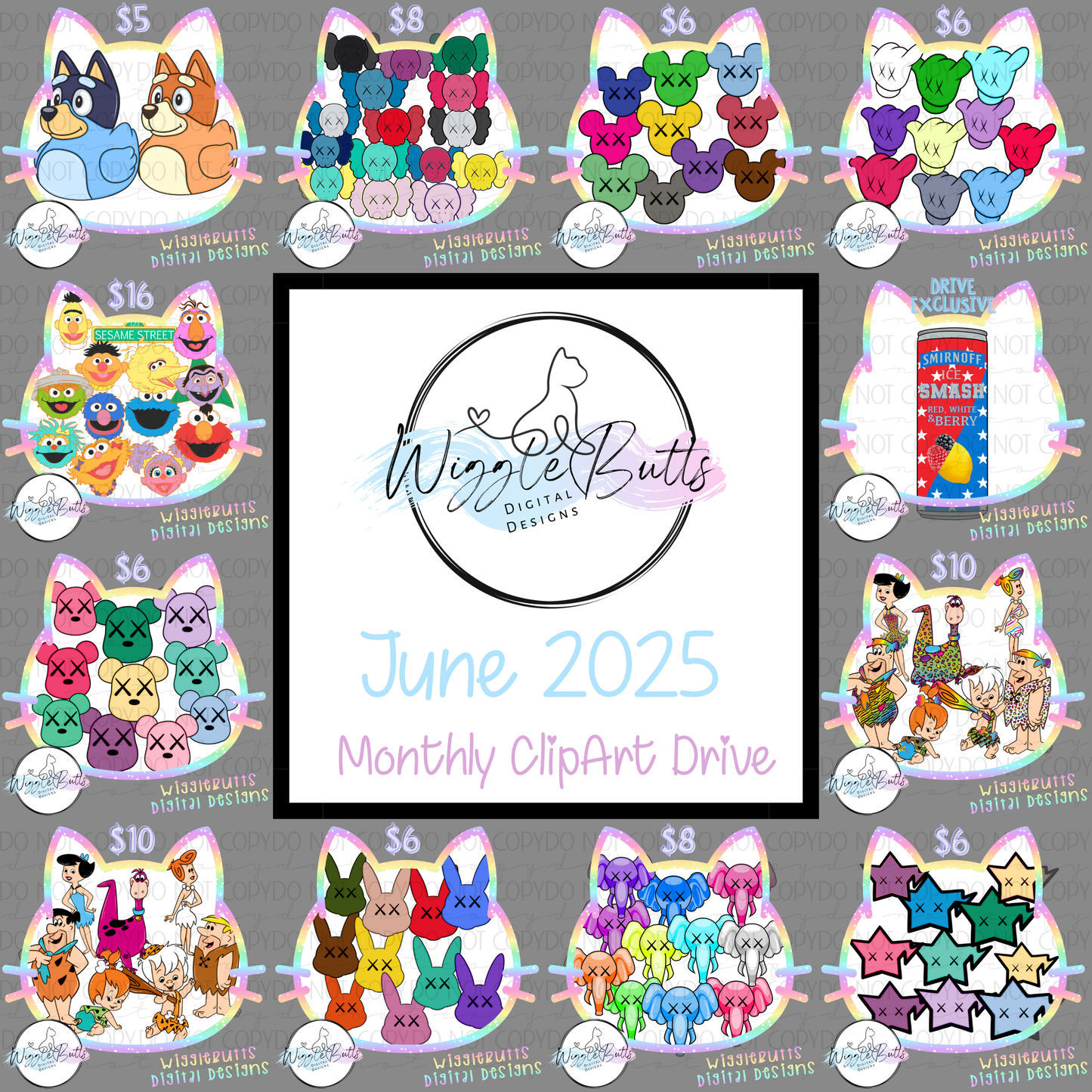 2025 Yearly Regular ClipArt Drive