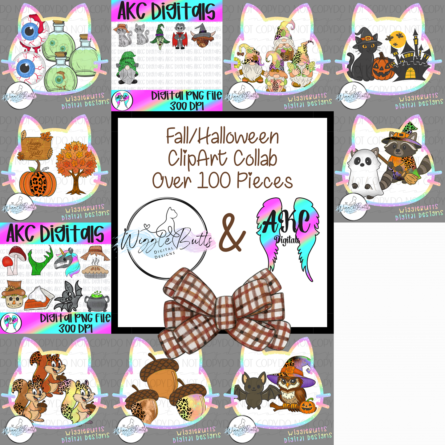 Fall/Halloween themed ClipArt Collab