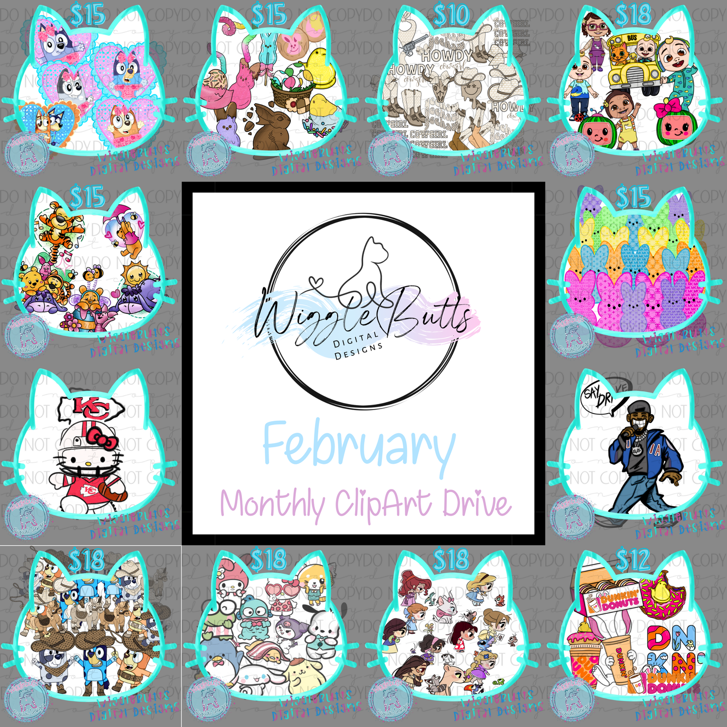 2025 Yearly Regular ClipArt Drive