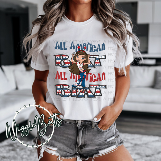 Bratty Girl all American