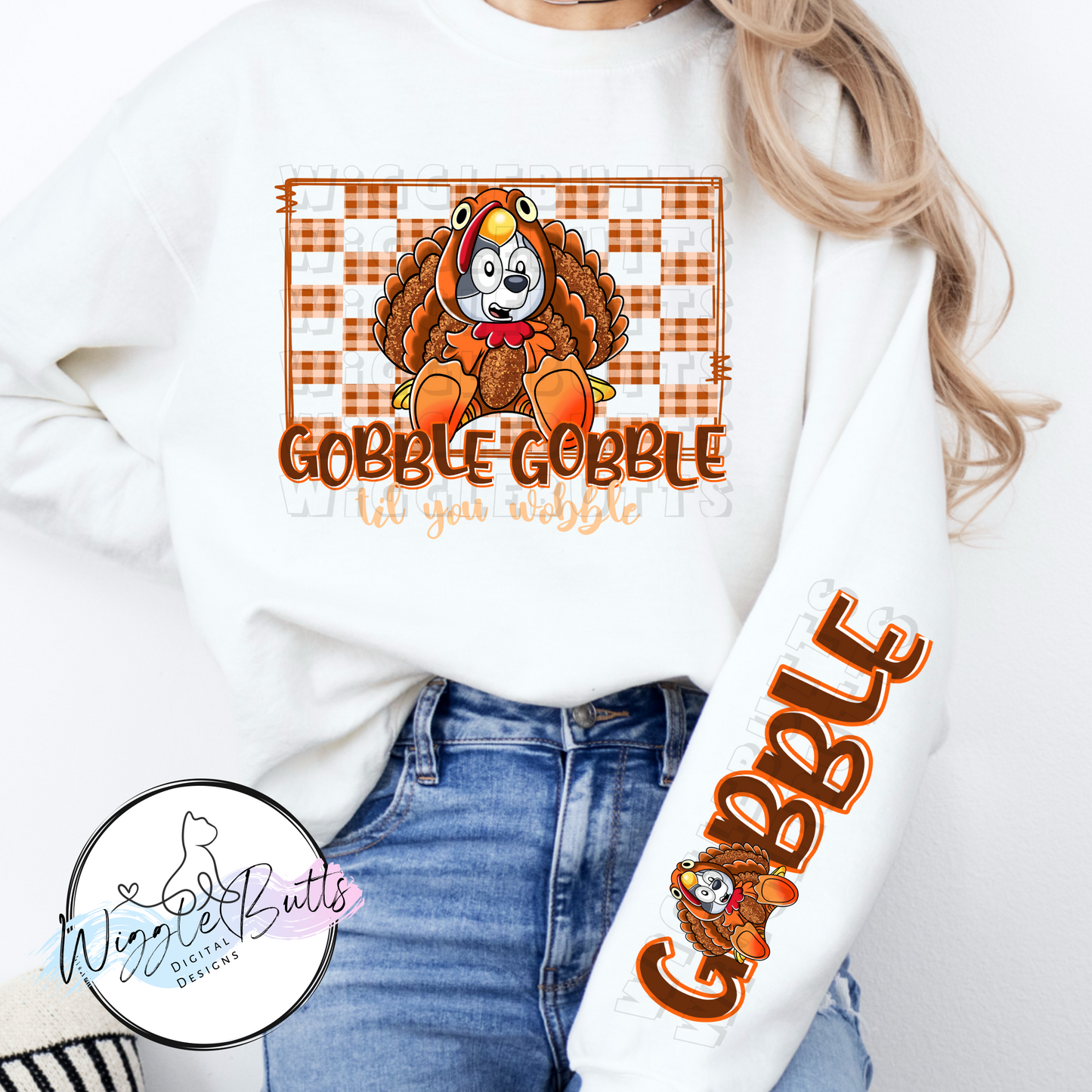 Blue Dog Puppies Thanksgiving Turkey Solo Bundle