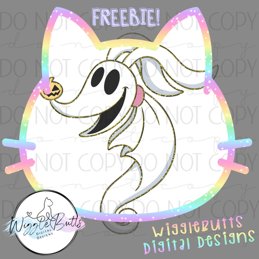 Nightmare Dog Halloween ClipArt Piece