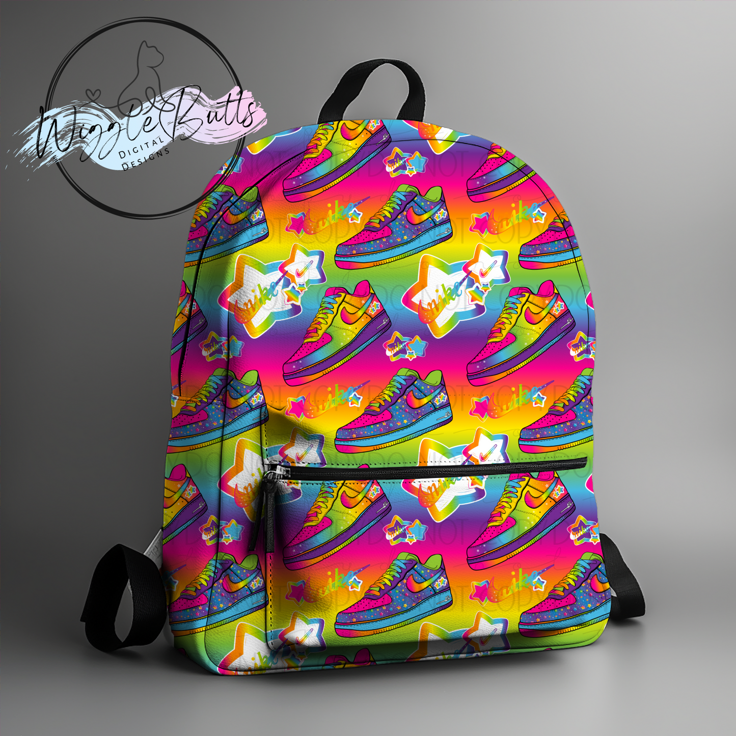 Boujee 90s Rainbow Style Shoe Seamless