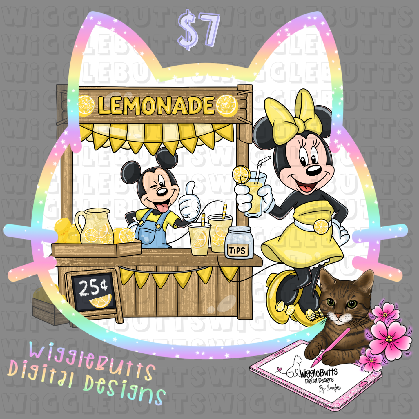 Mouse and Friends Summer Lemonade Stand ClipArt Bundle