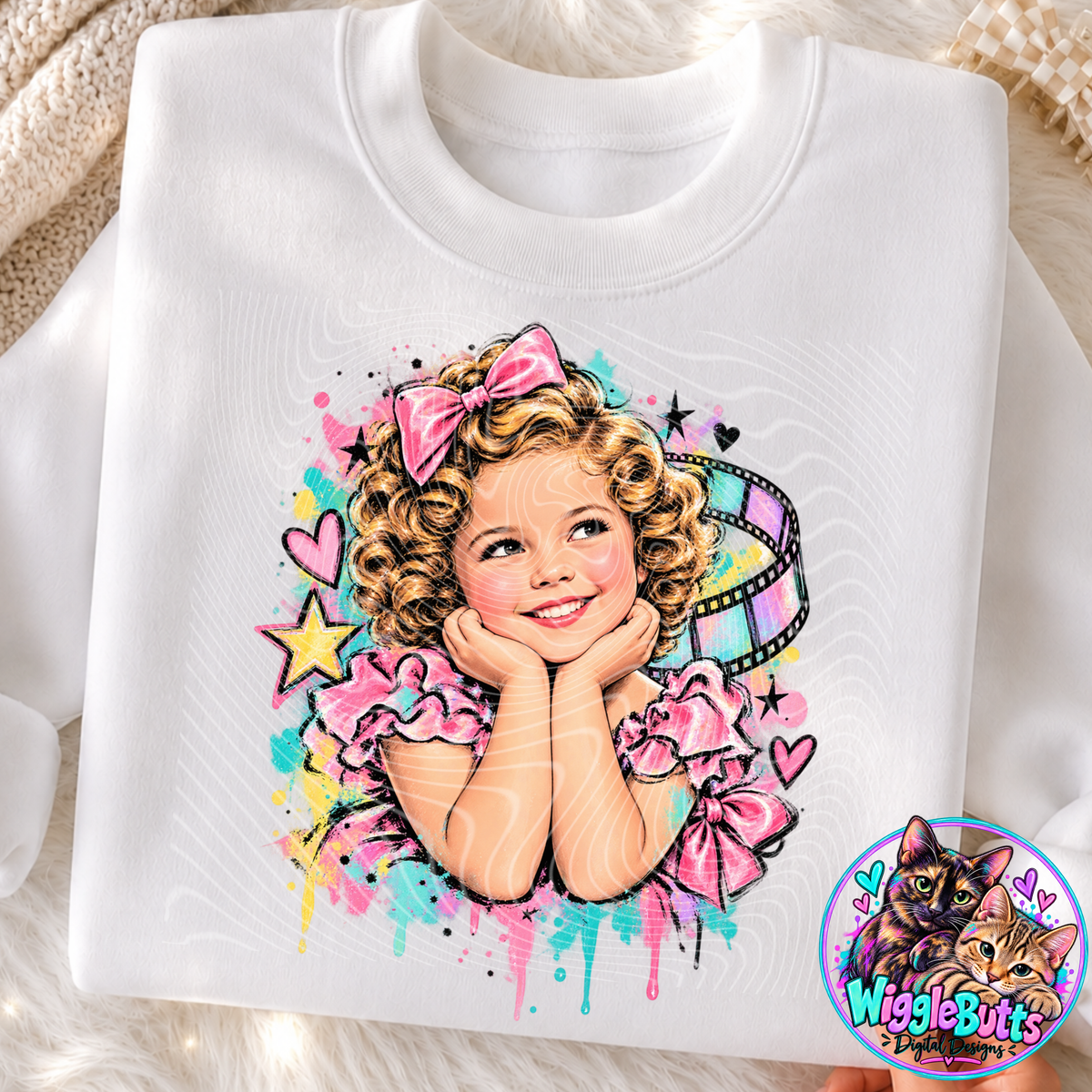 ST Child Movie Star PNG Design