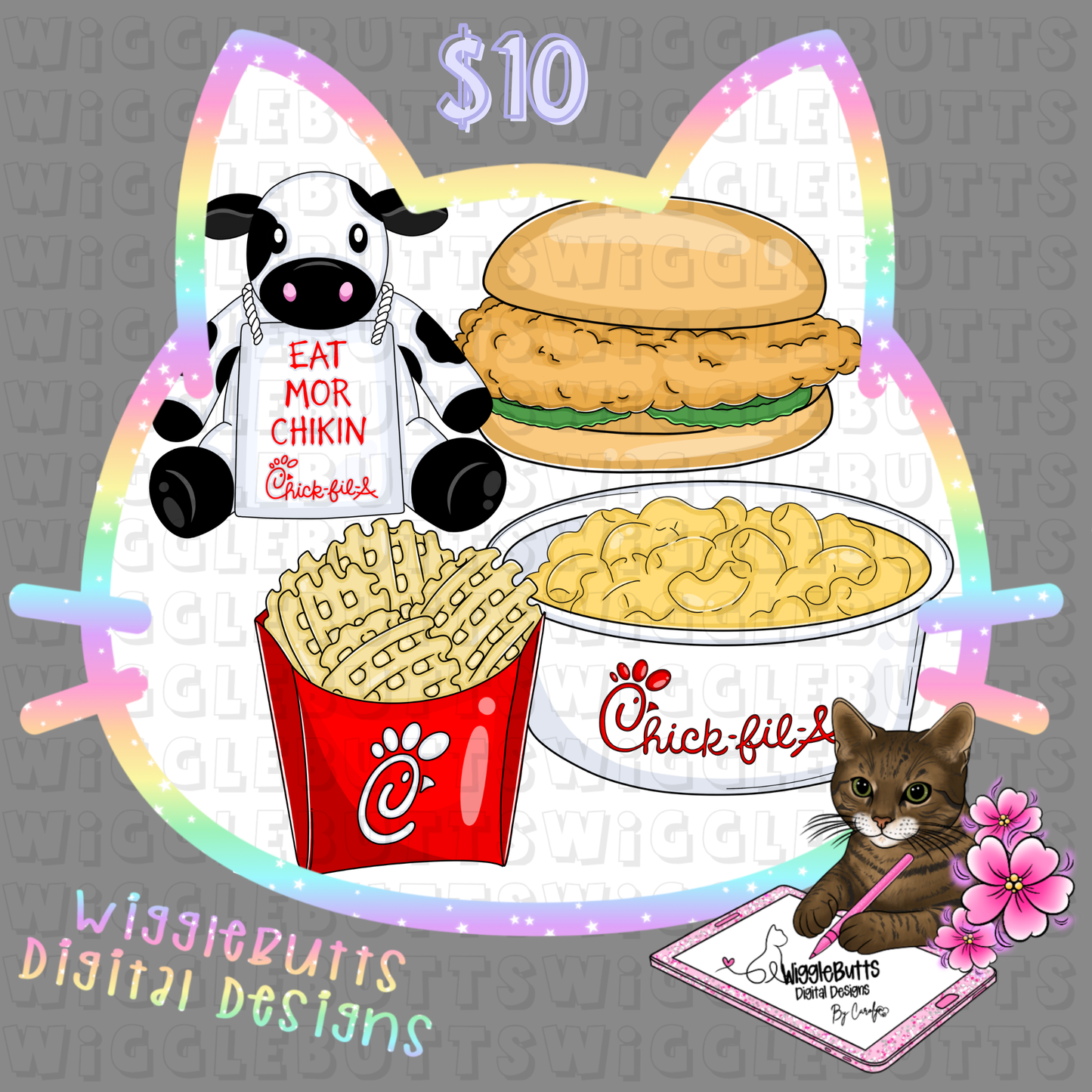 Chicken Restaurant Fast Food ClipArt Bundle
