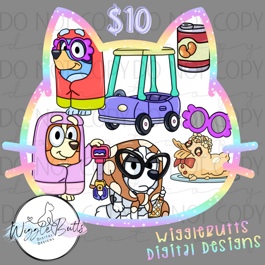 Dogs Puppy Grannies ClipArt Bundle