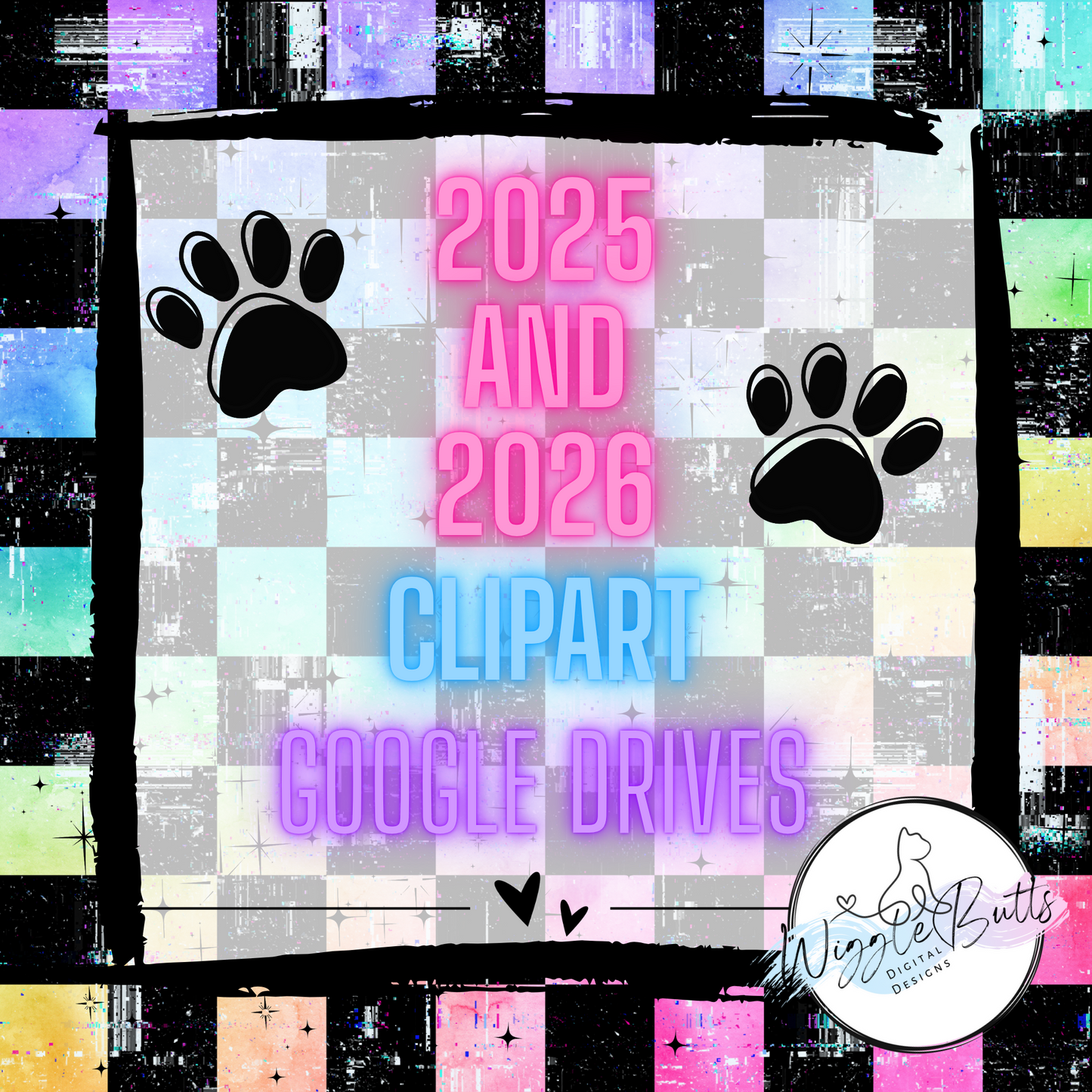 2025 and 2026 Yearly Regular ClipArt Drives Bundle Deal