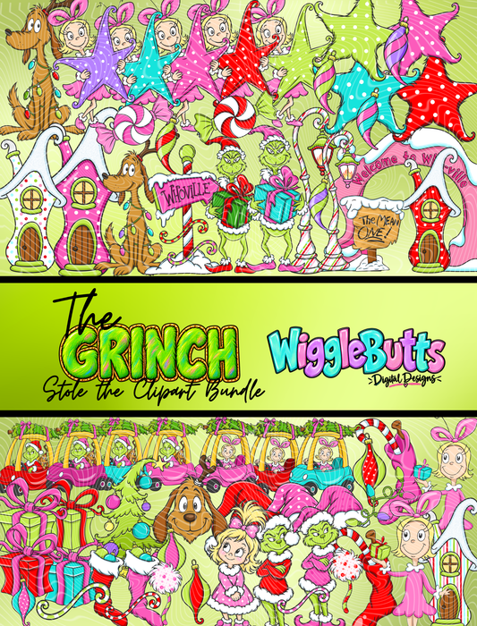 The Green Guy Stole the ClipArt Bundle Solo ClipArt Bundle