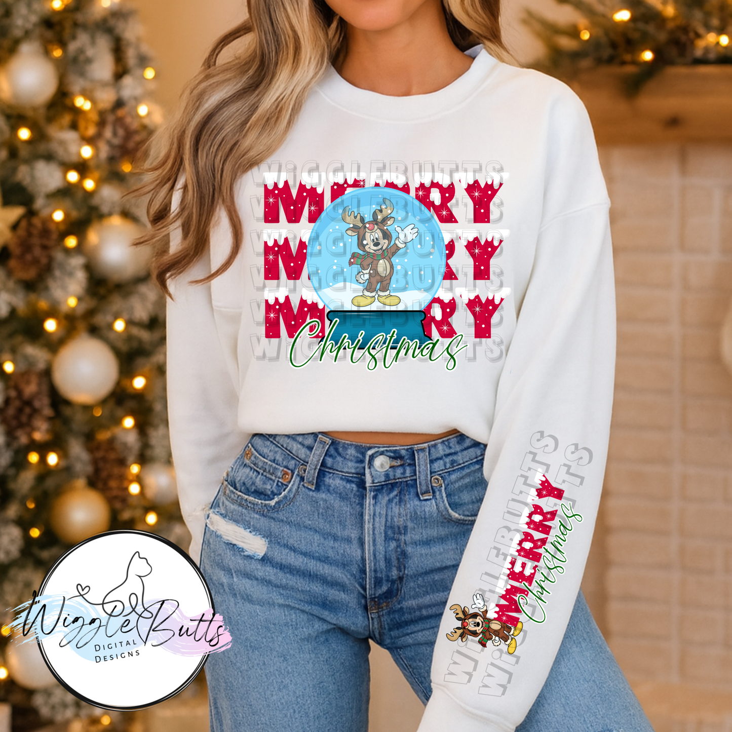 Christmas Snow Globe PNG Design Solo Bundle