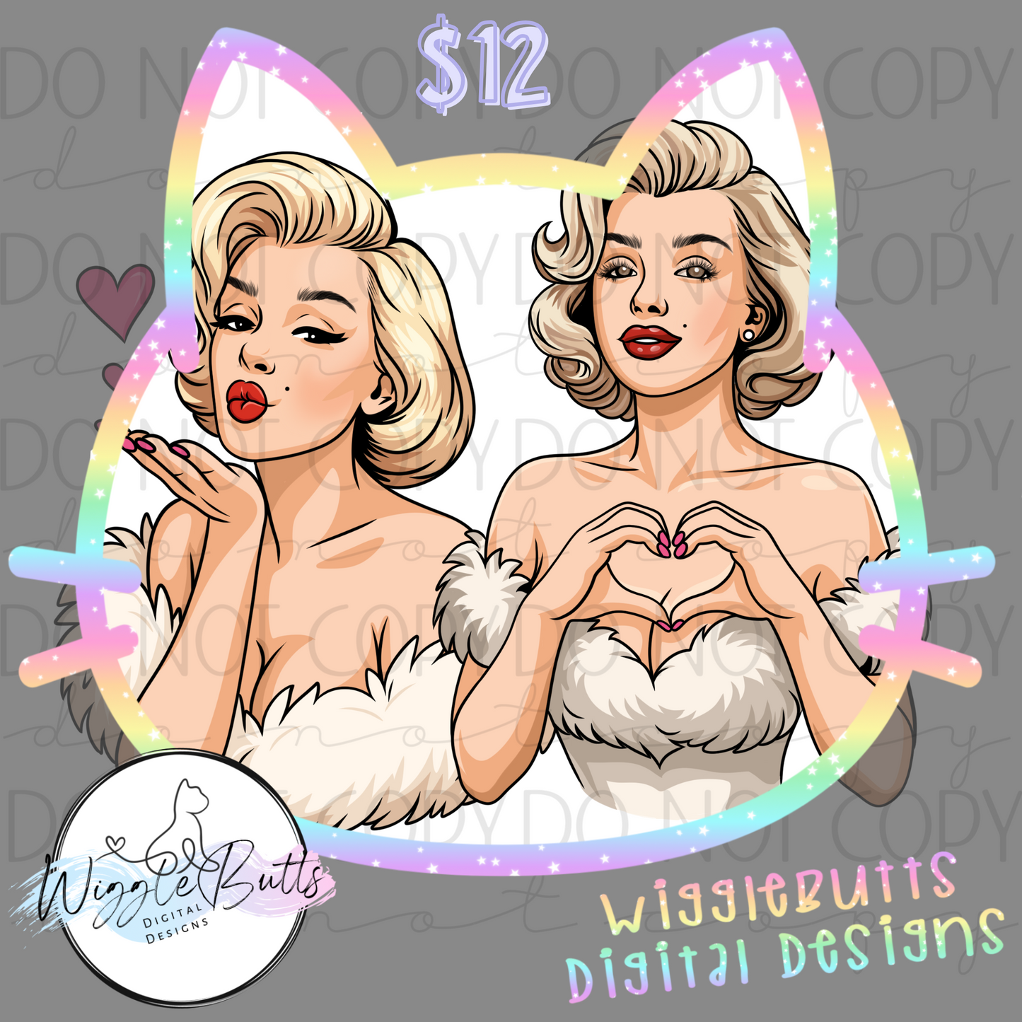Blonde Beauty Queen ClipArt Bundle