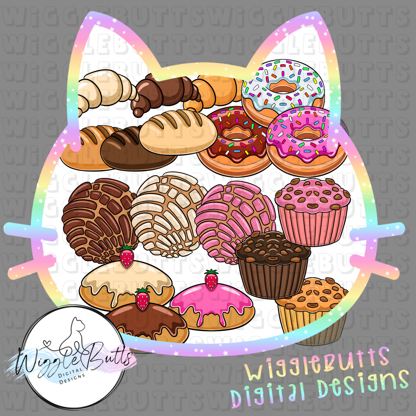 Coffee Lovers Character Cups and Matching Elements Semi Exclusive ClipArt Bundle