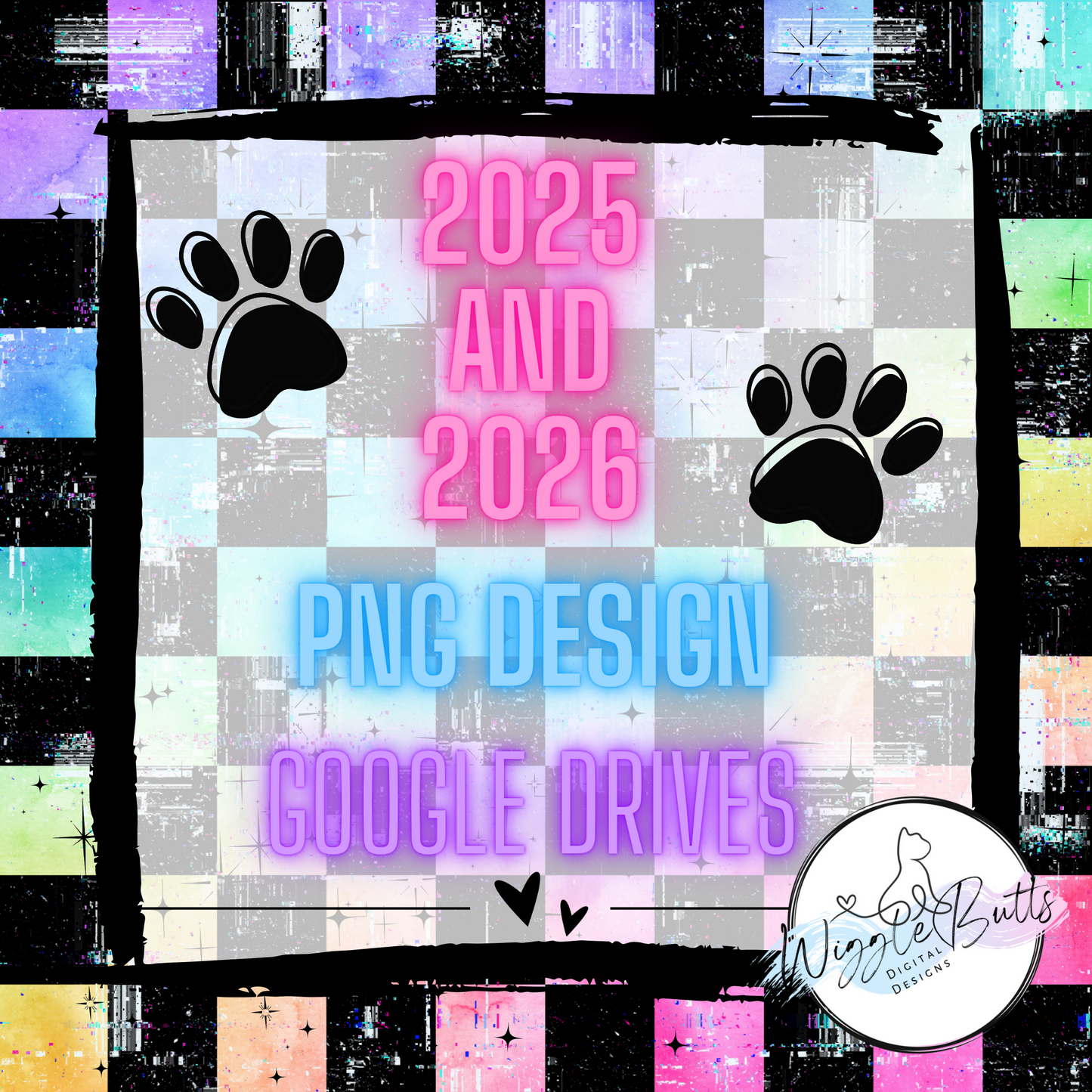 2025 and 2026 Yearly PNG Design Google Drives Bundle