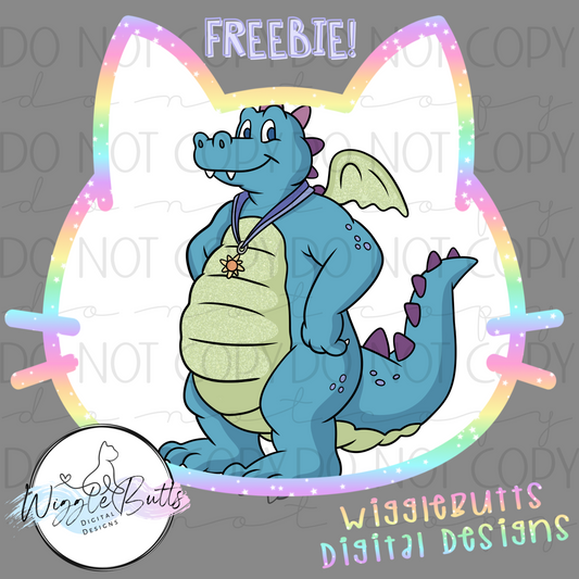 Old School Dragons ClipArt Piece