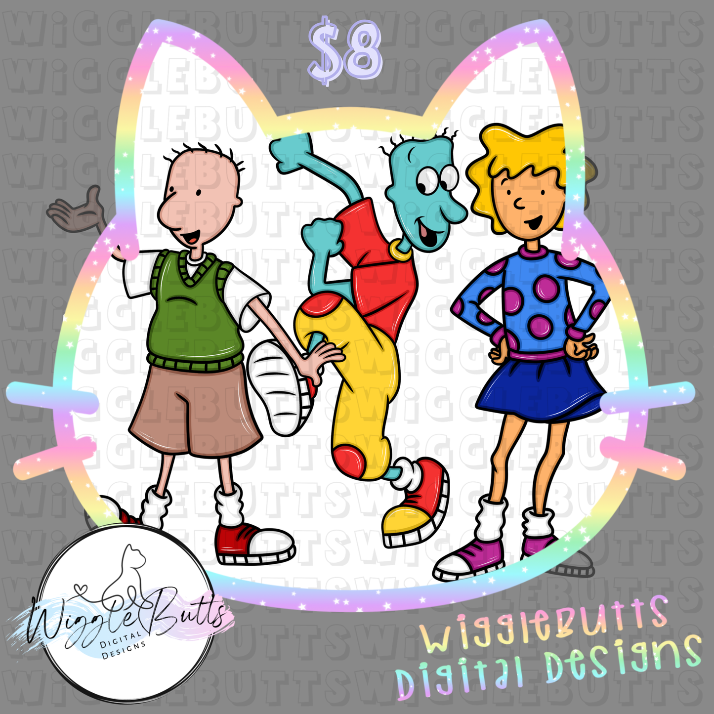 Old School Toons ClipArt Bundle