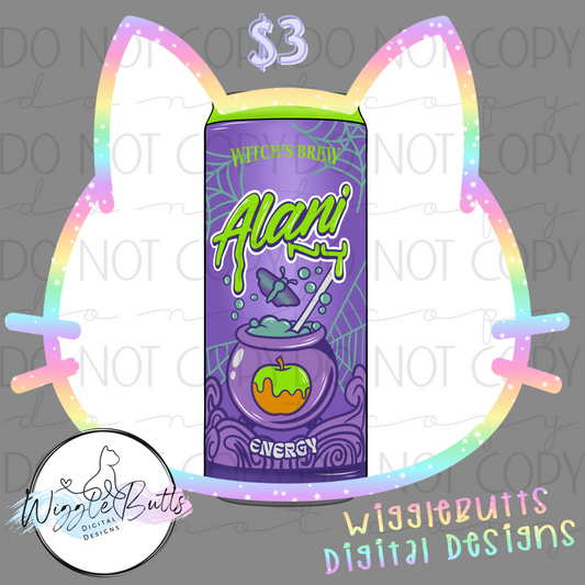 Energy Drink Witch Brew ClipArt Piece