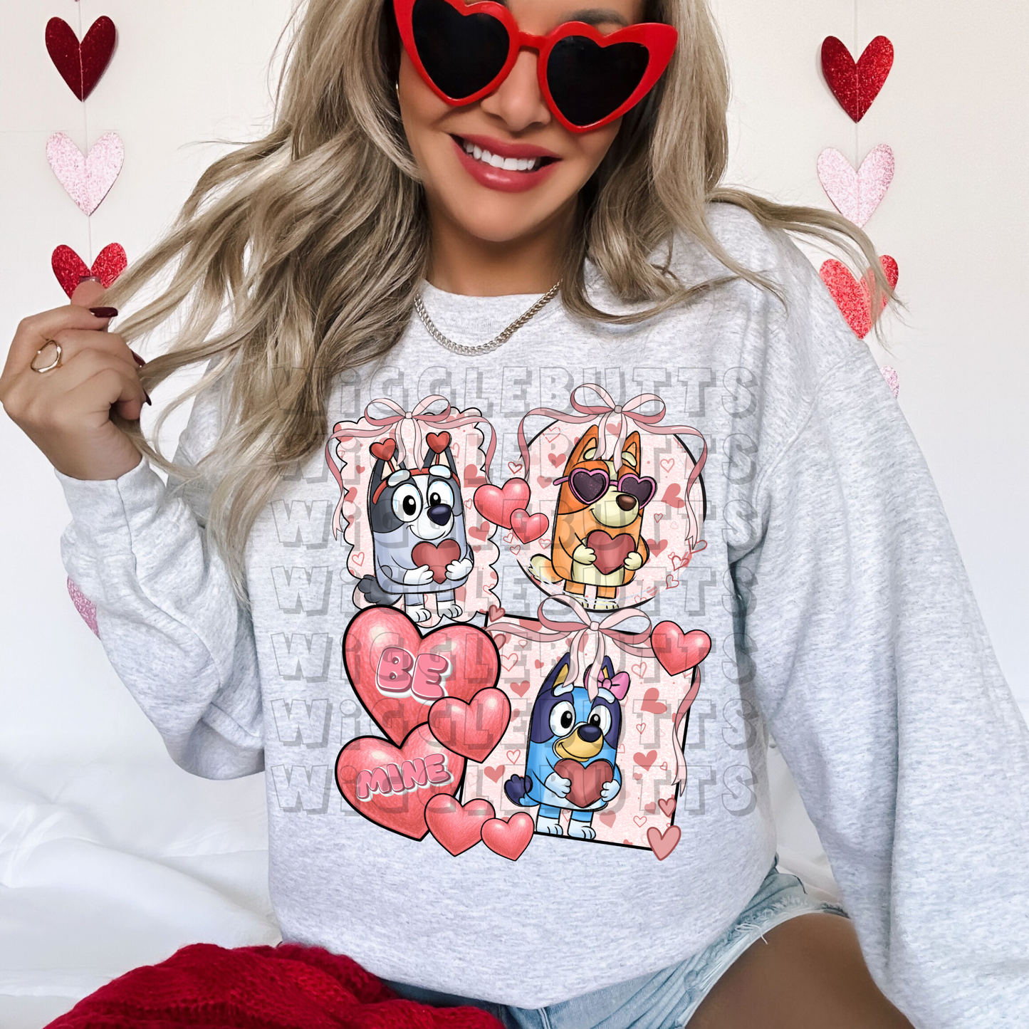 Blue Dog Puppies Valentine's Day Design Collab with KCDC and BeeUTifullYou