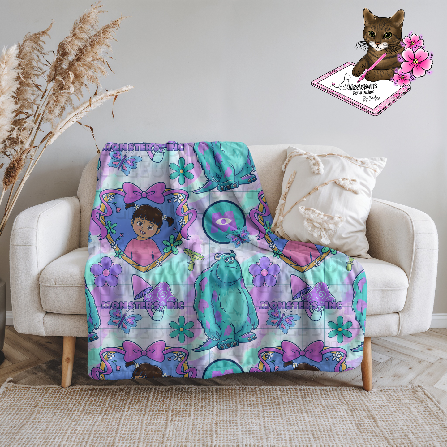 Monster Floral Seamless File