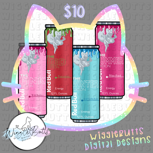 Energy Drink ClipArt Bundle