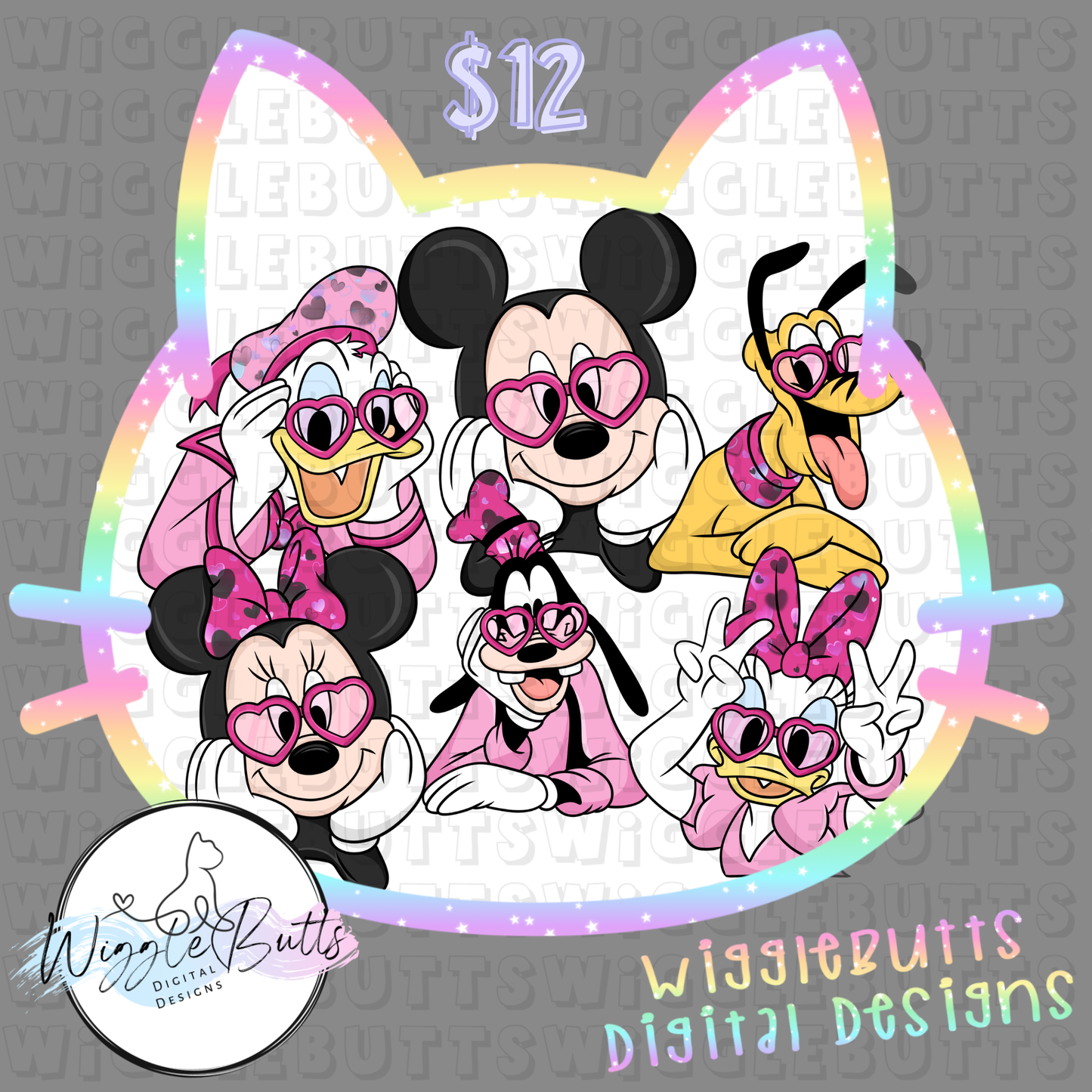 Mouse and Friends Valentine's Day ClipArt Bundle