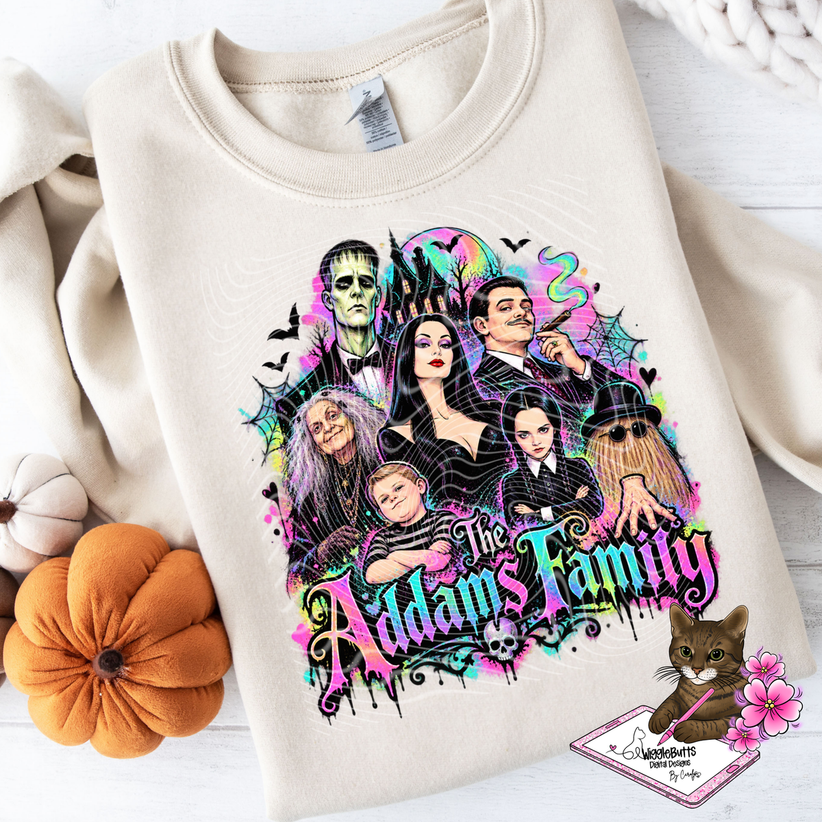 Spooky Halloween Family PNG Design