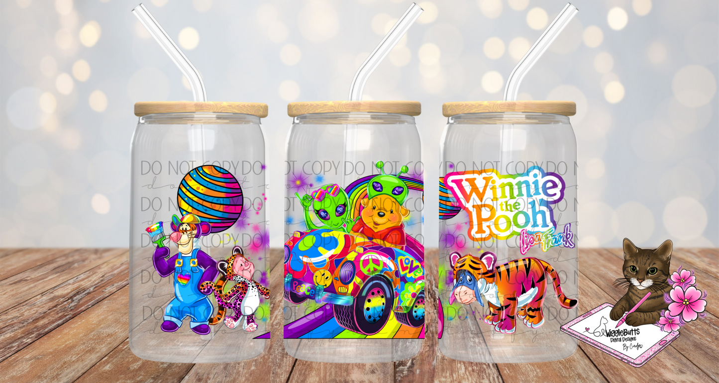 Honey Bear and Friends Retro 9ps Rainbow Solo Design Bundle