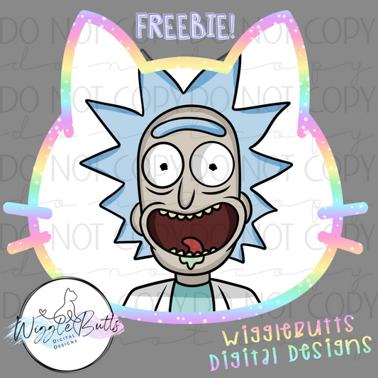 Weed smoker cartoon ClipArt Piece