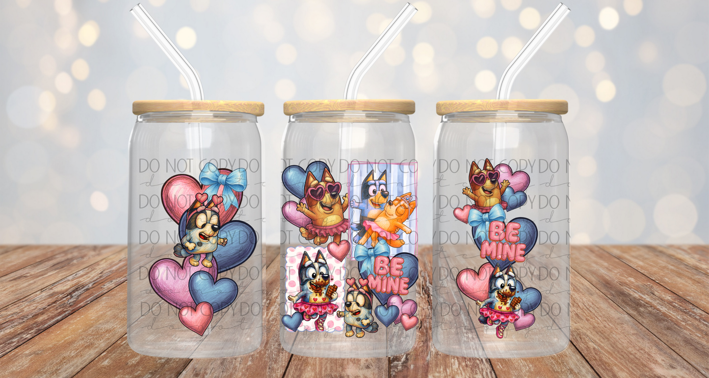 Blue Dog Puppies Valentine's Day Design Collab with KCDC and BeeUTifullYou