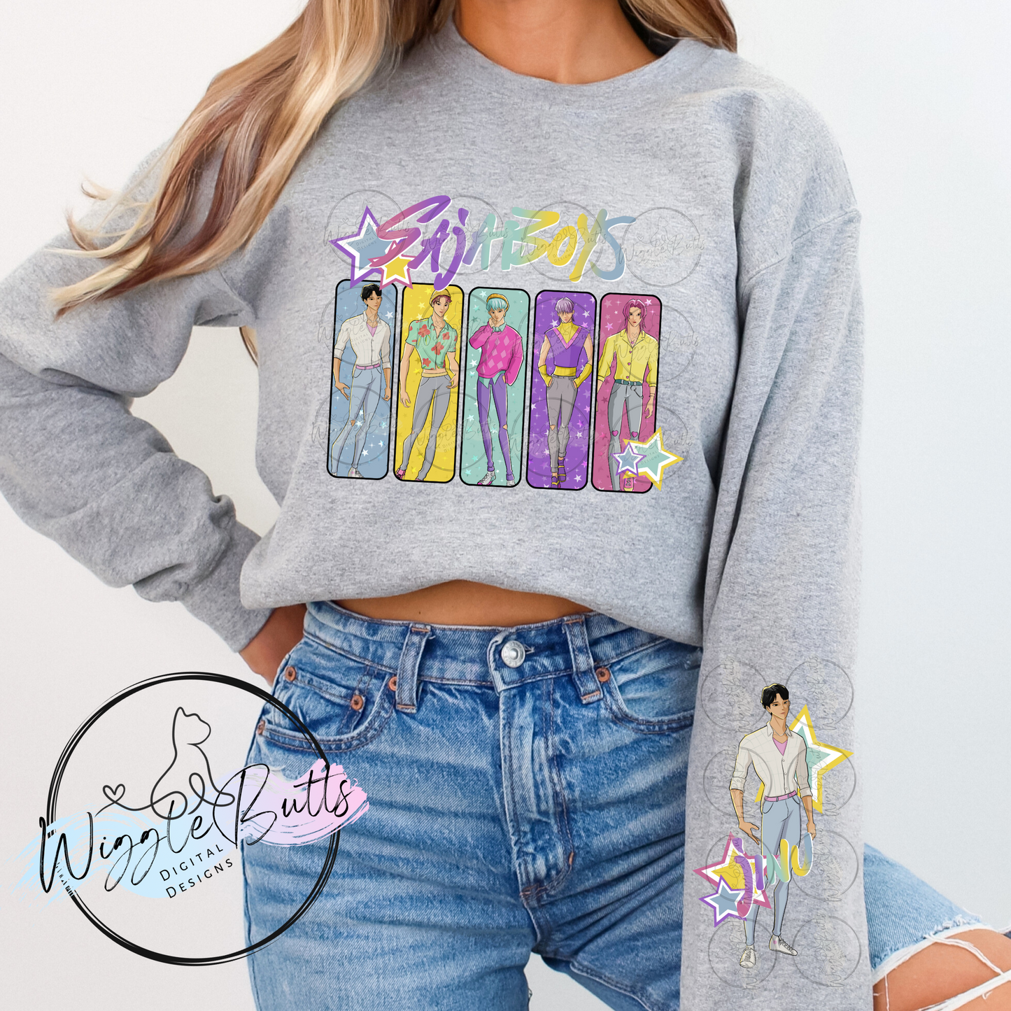 Anime Soda Boys PNG Design Bundle2