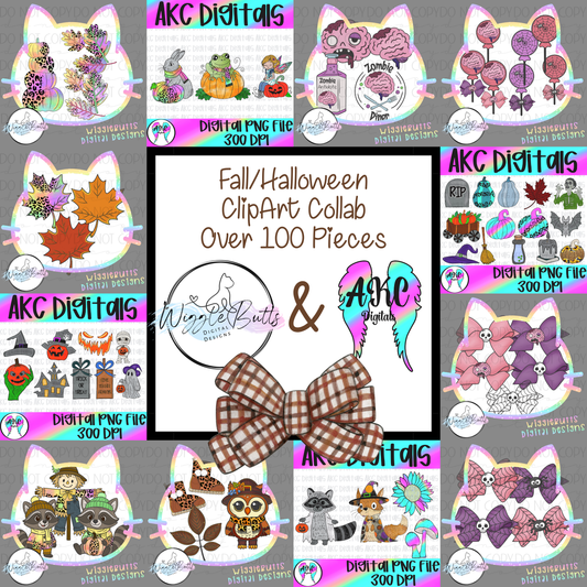 Fall/Halloween themed ClipArt Collab