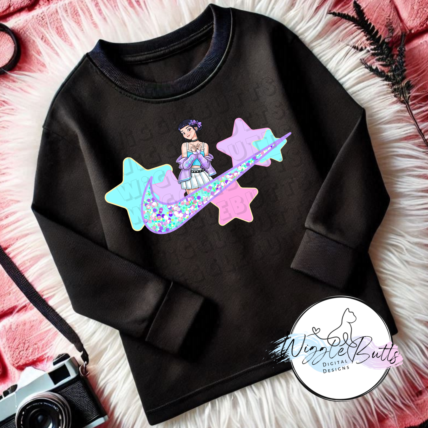 Anime Boujee Pastel Check Solo Bundle