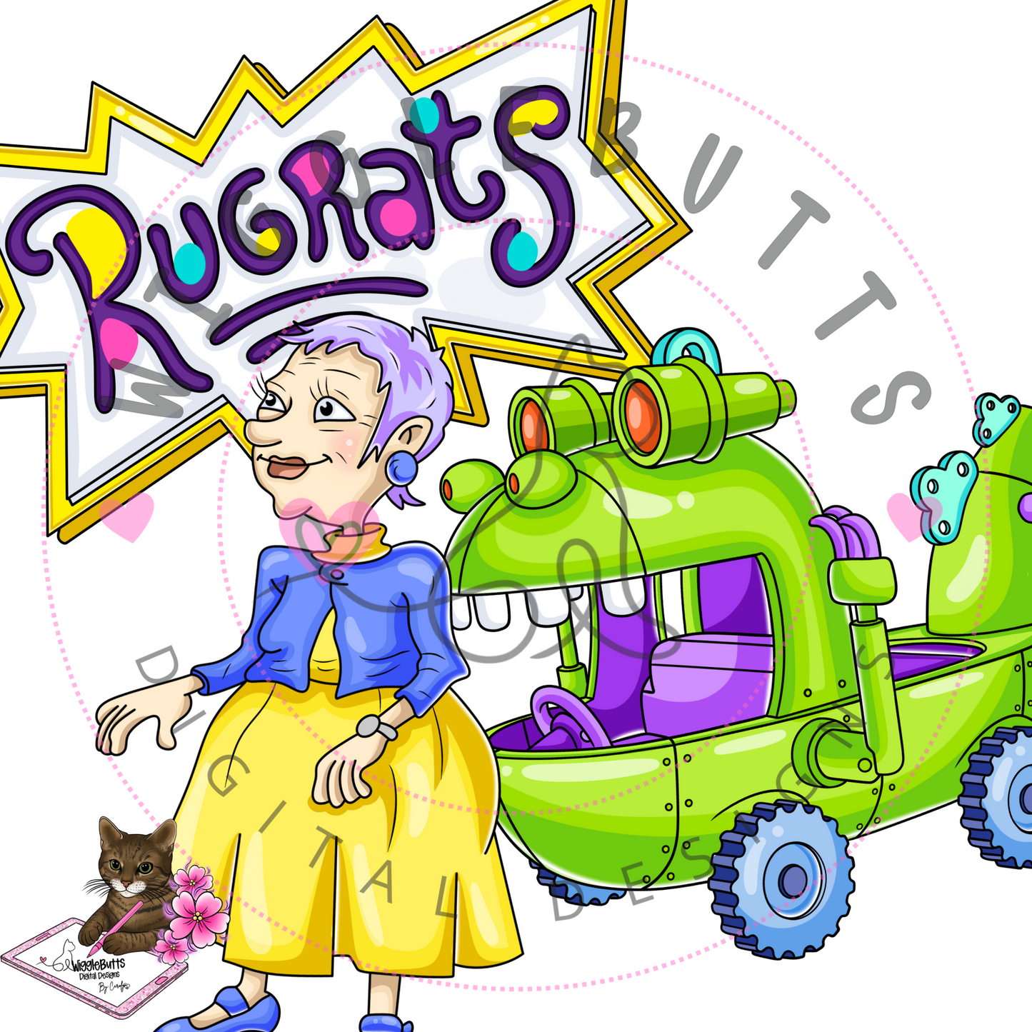 Retro Old School Cartoon Collab