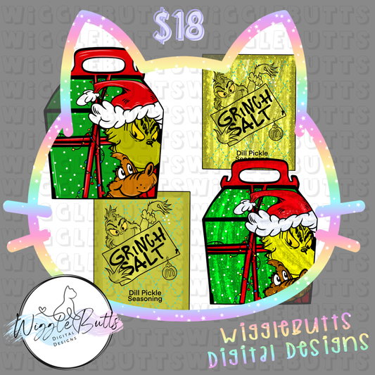 Adult H@ppy Meals Green Guy ClipArt Bundle