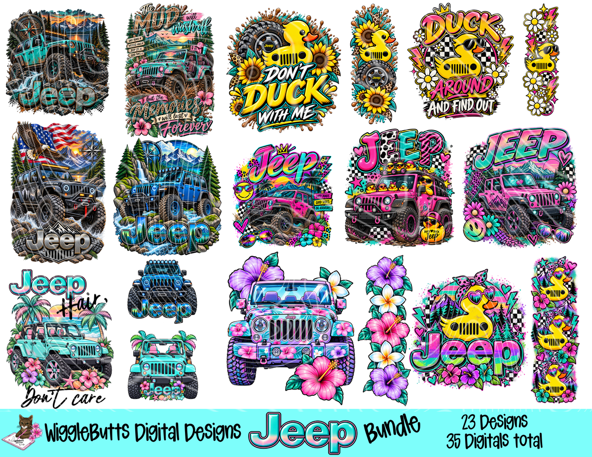 Off Road PNG Design Bundle