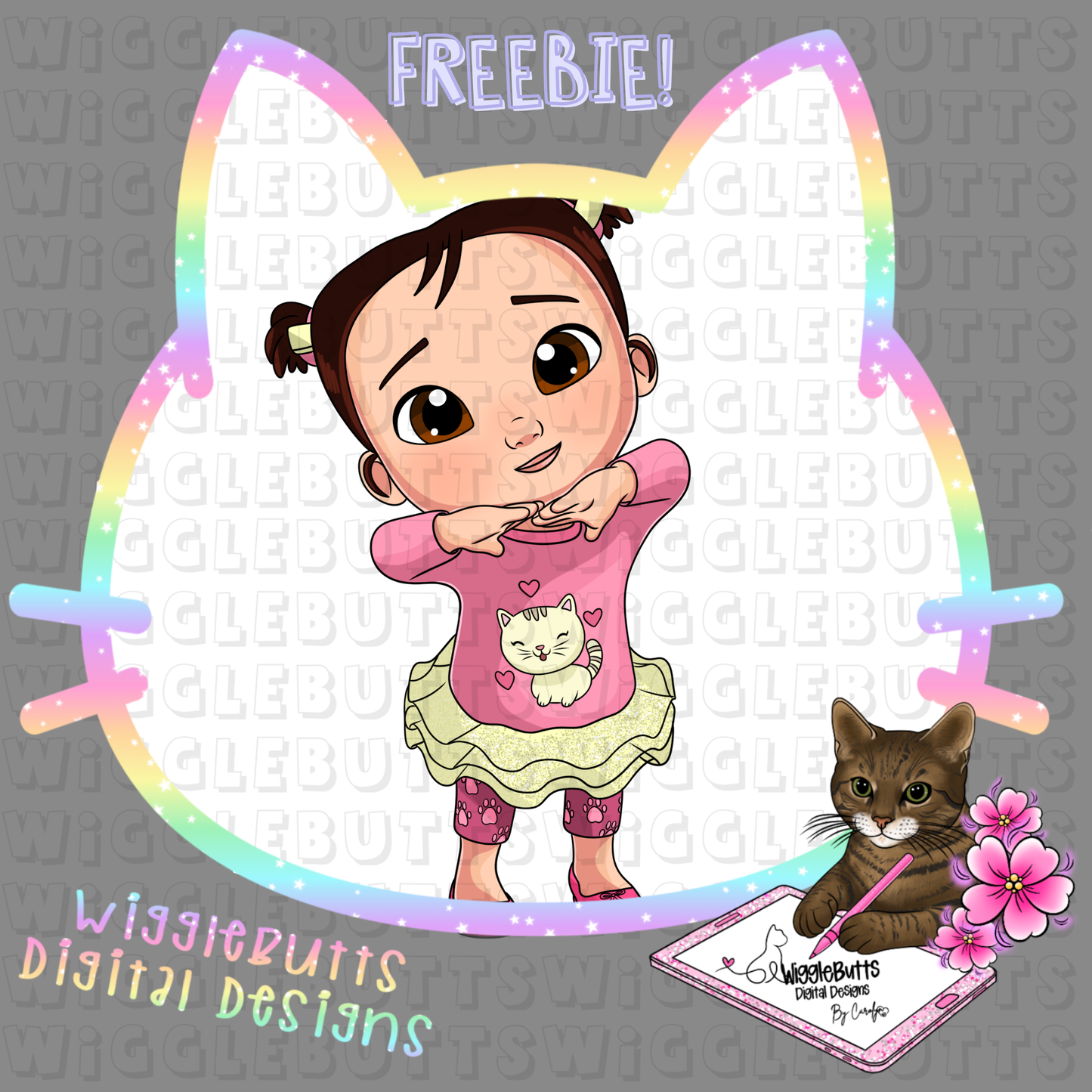 Melon Kid ClipArt Piece