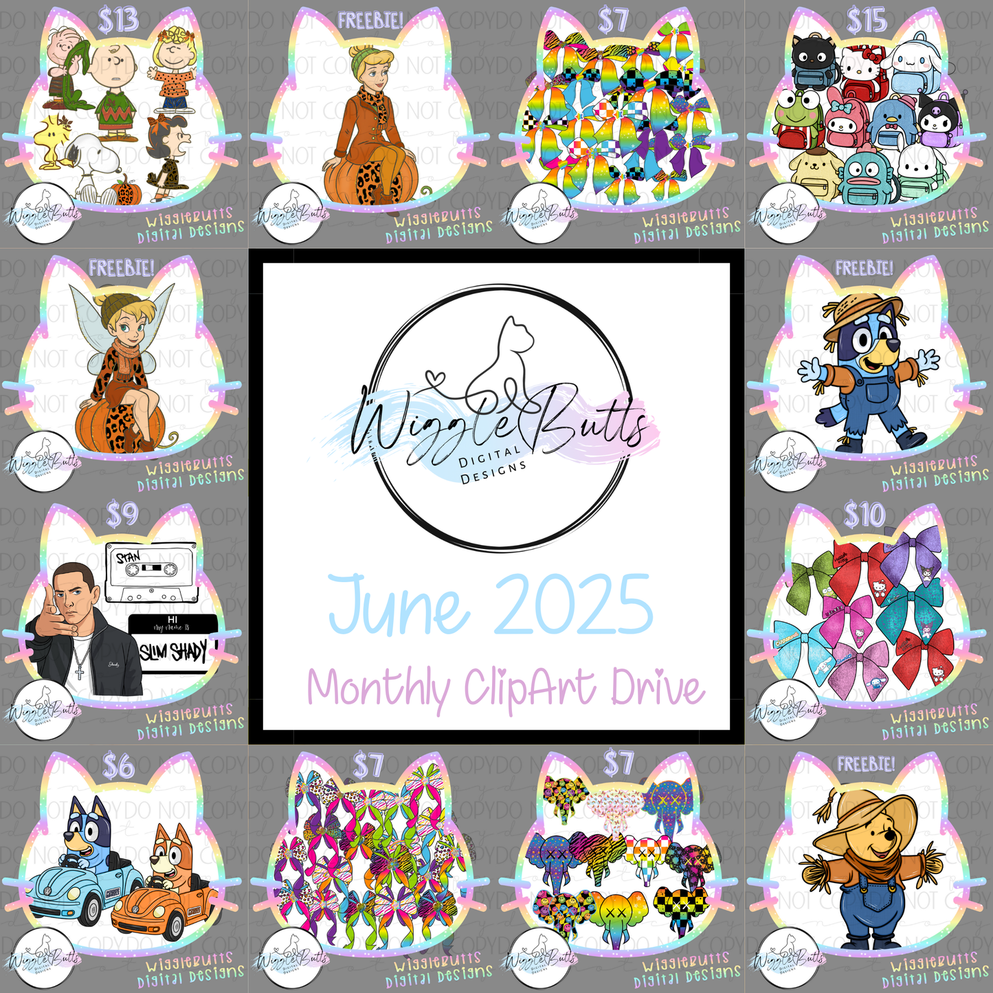 June 2025 Regular Monthly ClipArt Drive