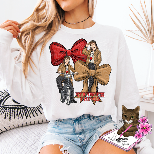 ST Strange Coquette Bows PNG Design