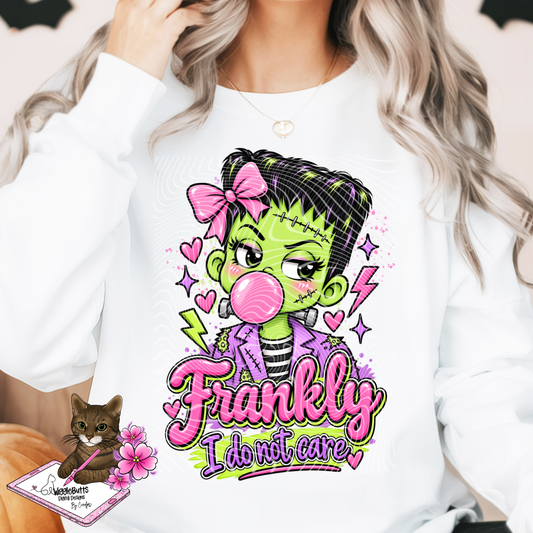 Girlie Frankenstein Halloween PNG Design