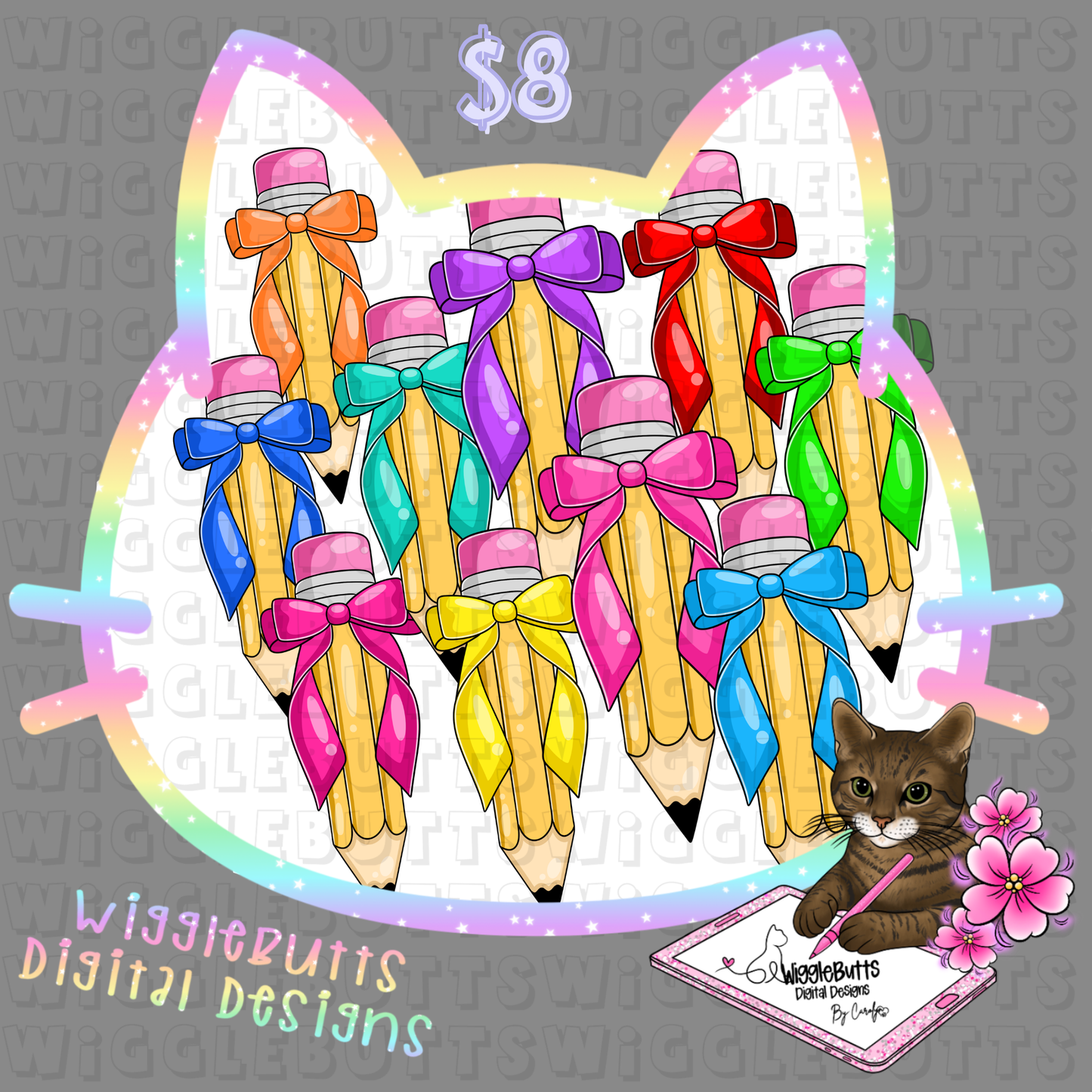 Back to School BTS Pencils ClipArt Bundle