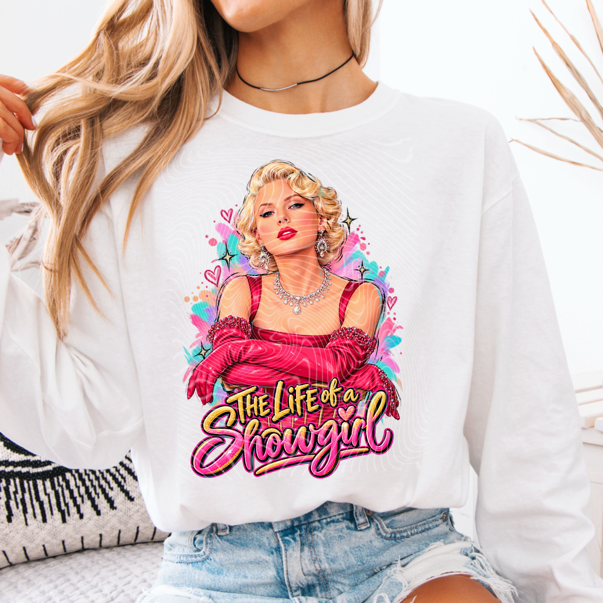 Pop Singer Country Singer Show girl PNG Design