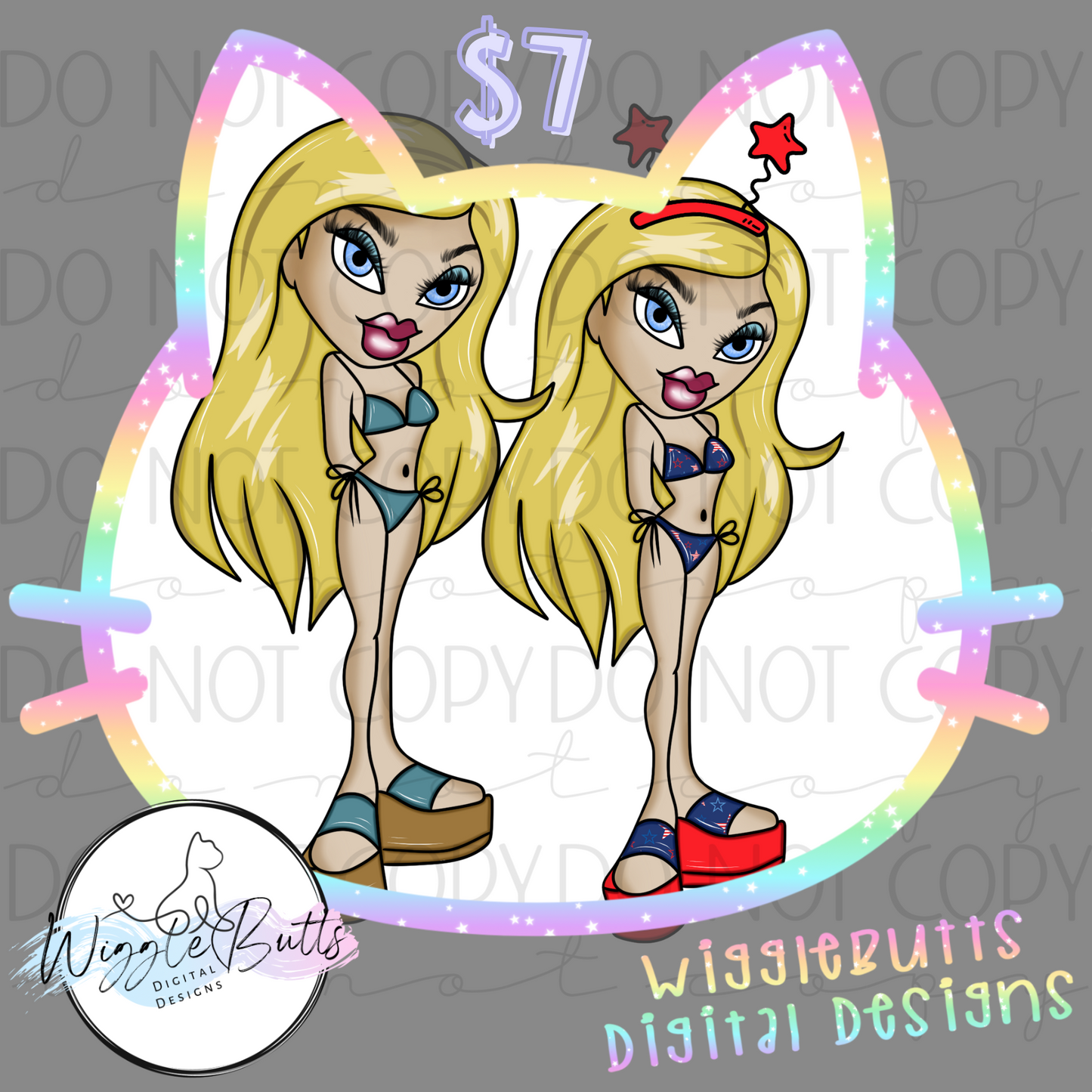 Bratty Girls Bundle6 ClipArt Bundle