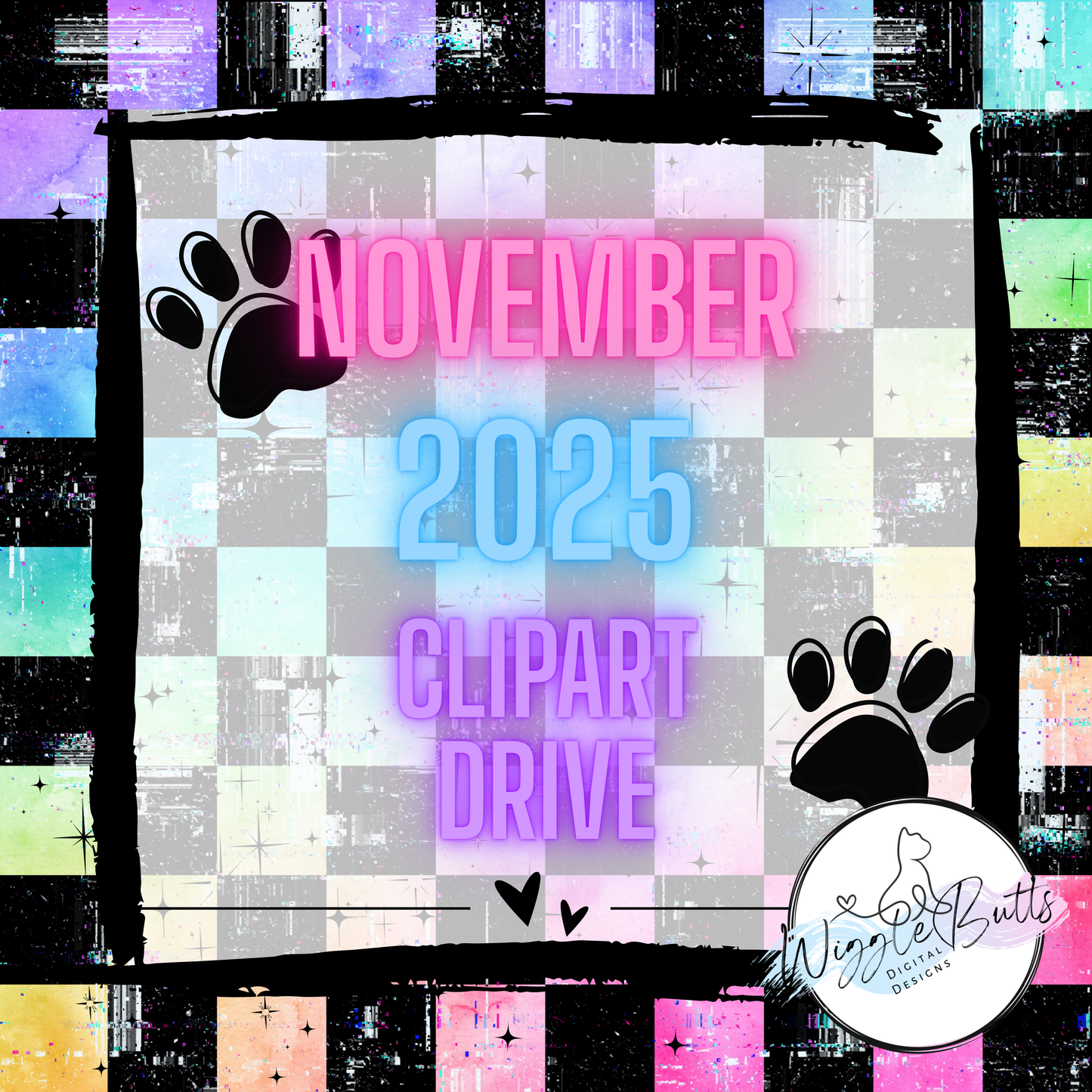 November 2025 Monthly Regular ClipArt Drive