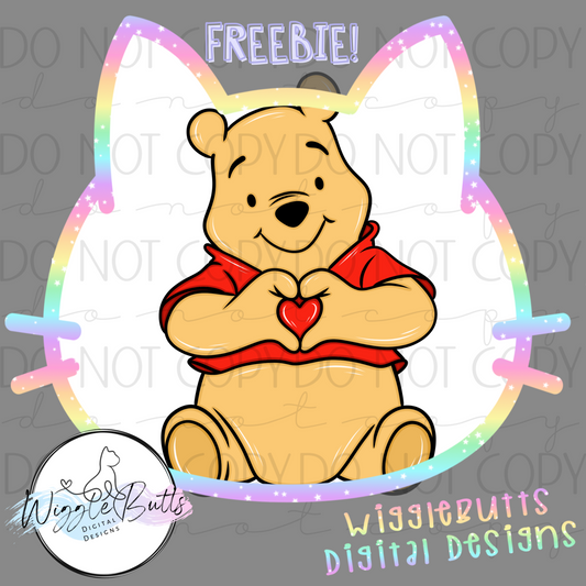 Honey Bear Love ClipArt Piece