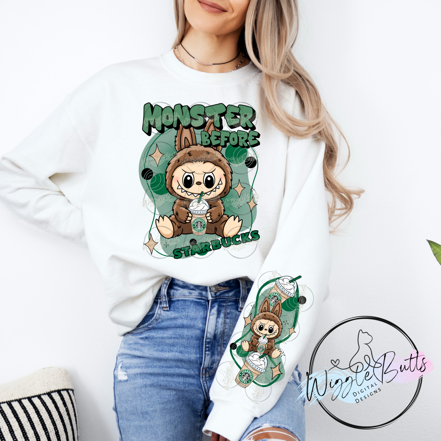 Little Monsters Drinks PNG Design Solo Bundle